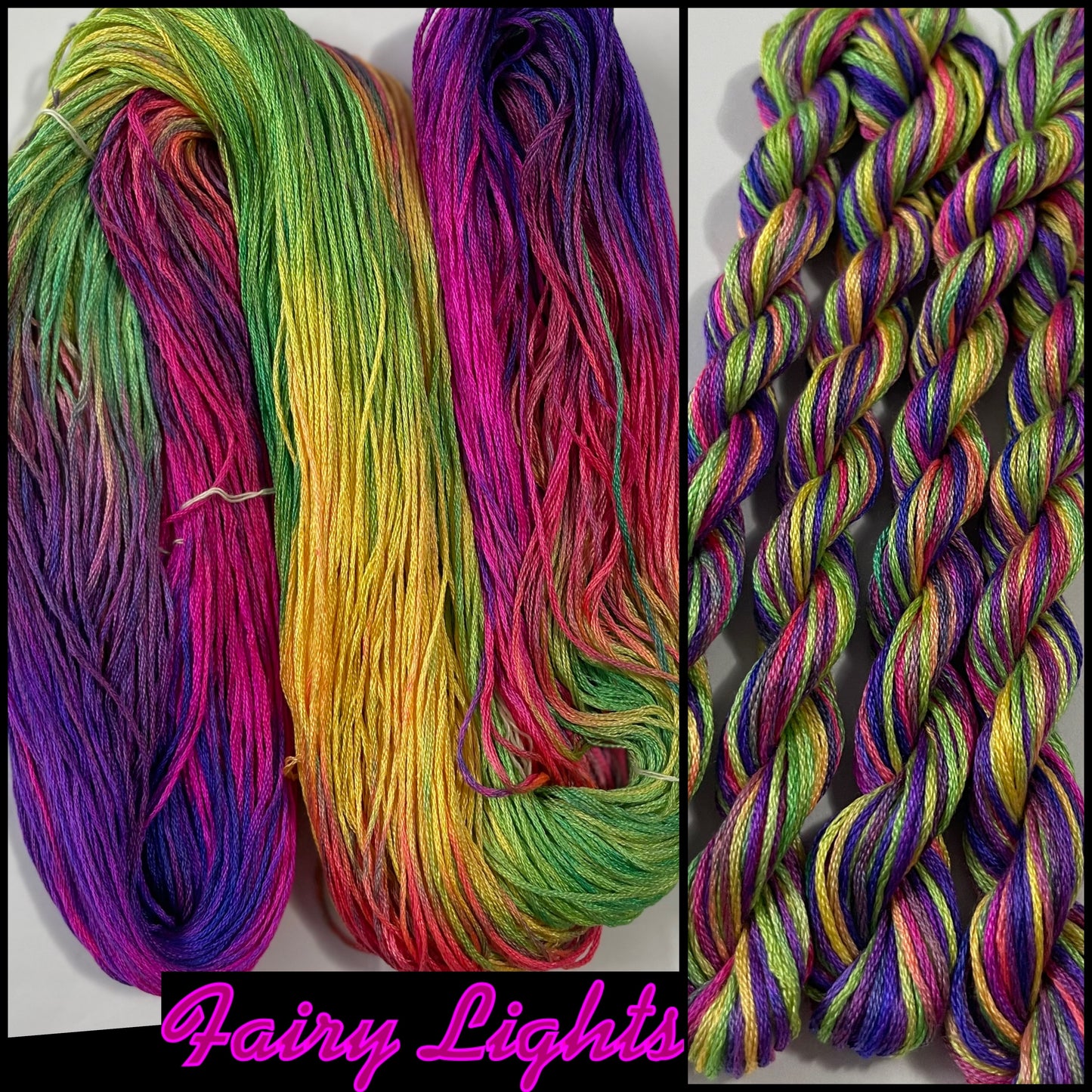 Limited Edition - Silk Skein - Fairy Lights