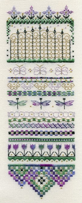 Summer Garden Gate Sampler and Silk Pack