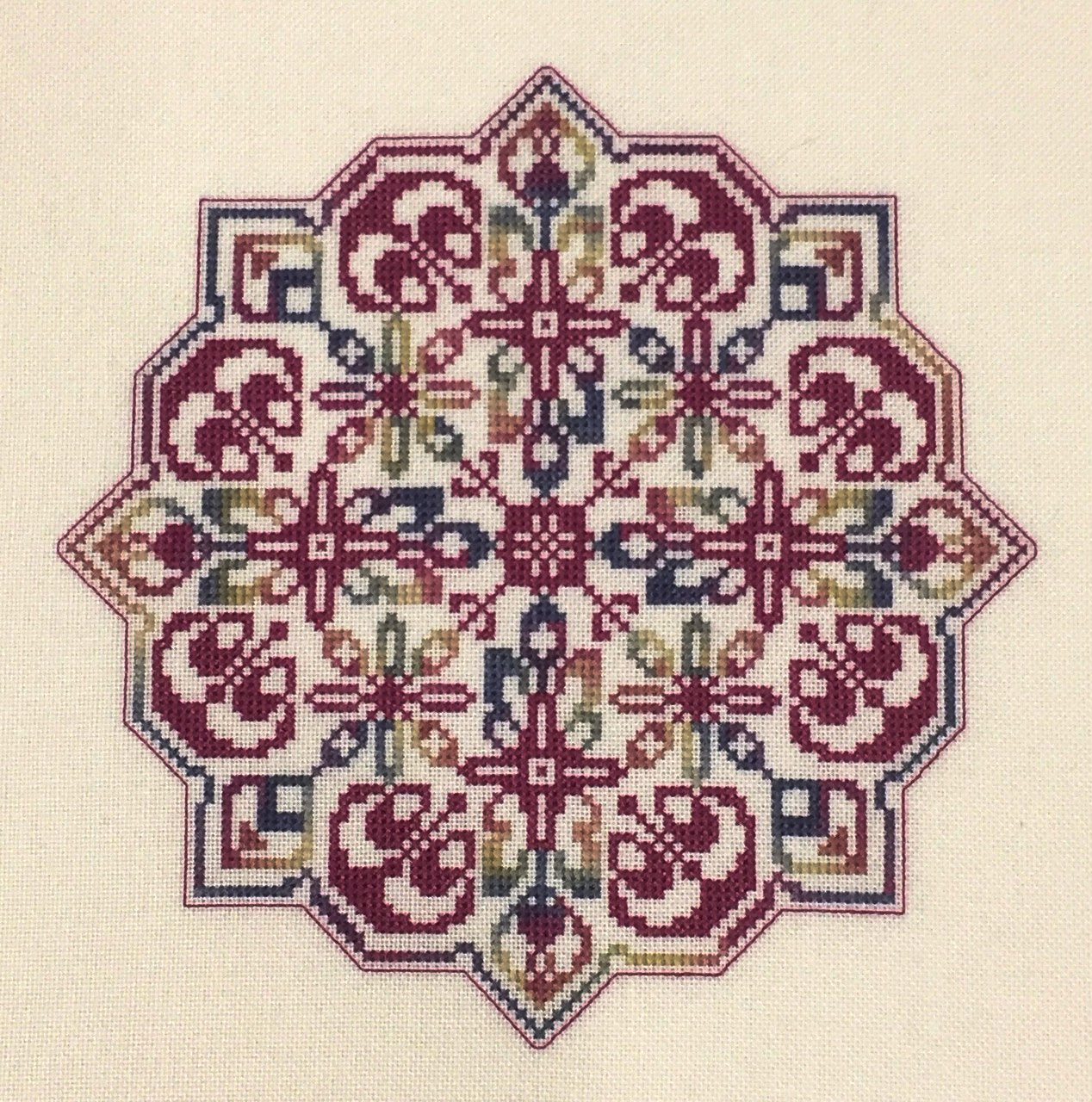 Windrose Mandala Chart and Silk Pack