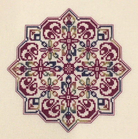 Windrose Mandala Chart and Silk Pack