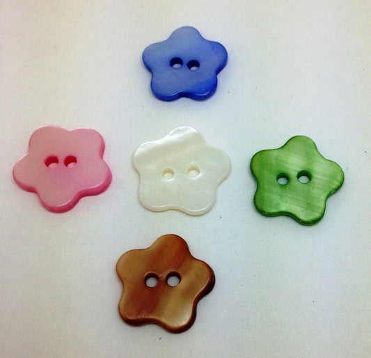 Natural Shell Dyed Buttons